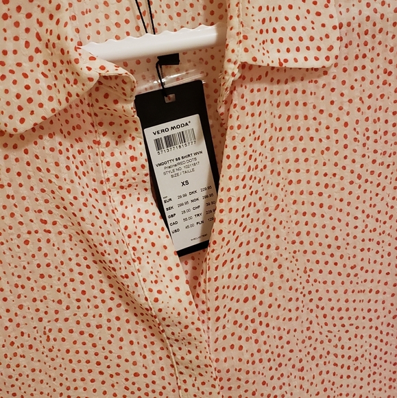 Vero Meda short sleeves shirt/top - Picture 2 of 5